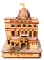 Khatu Shyam ji , HARIDWAR DIVINE Khatu Shyam /Khatu JI /Mandir /Wooden Mandir /Decorative Mandir / Home Decor /Showpiece /5 Inch - Detail View